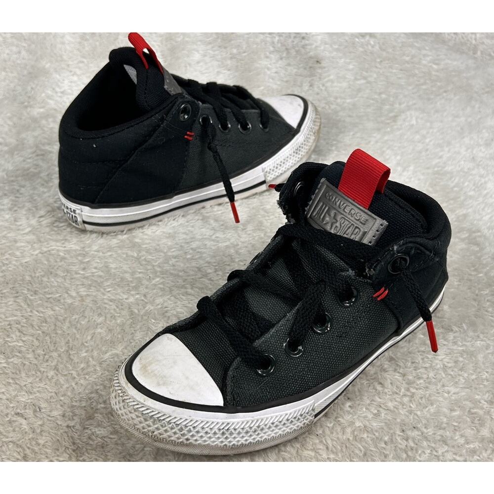 Converse Chuck Taylor All Star Street Mid Shoes Youth Size 12 Black A05425F